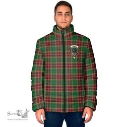 Scottish Baxter Clan Crest Tartan Padded Jacket with Family Crest - Tartan Plaid Jacket ScotsTee Shop - Tartan Plaid - scotstee.com