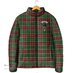 Scottish Baxter Clan Crest Tartan Padded Jacket with Family Crest - Tartan Plaid Jacket ScotsTee Shop - Tartan Plaid - scotstee.com