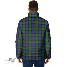 Scottish Blair Clan Crest Tartan Padded Jacket with Family Crest - Tartan Plaid Jacket ScotsTee Shop - Tartan Plaid - scotstee.com
