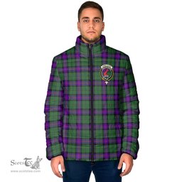 Scottish Armstrong Modern Clan Crest Tartan Padded Jacket with Family Crest - Tartan Plaid Jacket ScotsTee Shop - Tartan Plaid - scotstee.com
