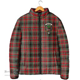 Scottish Anderson of Arbrake Clan Crest Tartan Padded Jacket with Family Crest - Tartan Plaid Jacket ScotsTee Shop - Tartan Plaid - scotstee.com