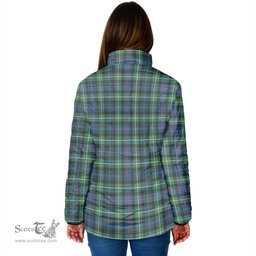 Scottish Baillie Ancient Clan Crest Tartan Padded Jacket with Family Crest - Tartan Plaid Jacket ScotsTee Shop - Tartan Plaid - scotstee.com