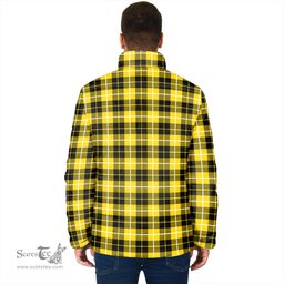 Scottish Barclay Dress Modern Clan Crest Tartan Padded Jacket with Family Crest - Tartan Plaid Jacket ScotsTee Shop - Tartan Plaid - scotstee.com