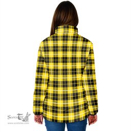 Scottish Barclay Dress Modern Clan Crest Tartan Padded Jacket with Family Crest - Tartan Plaid Jacket ScotsTee Shop - Tartan Plaid - scotstee.com