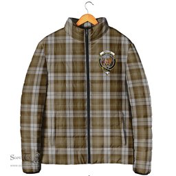 Scottish Baillie Dress Clan Crest Tartan Padded Jacket with Family Crest - Tartan Plaid Jacket ScotsTee Shop - Tartan Plaid - scotstee.com