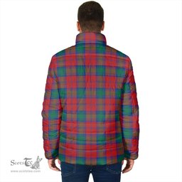 Scottish Auchinleck Clan Crest Tartan Padded Jacket with Family Crest - Tartan Plaid Jacket ScotsTee Shop - Tartan Plaid - scotstee.com