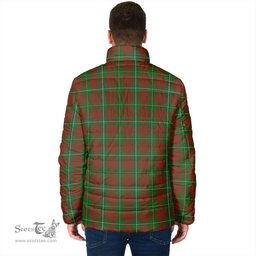 Scottish Bruce Hunting Clan Crest Tartan Padded Jacket with Family Crest - Tartan Plaid Jacket ScotsTee Shop - Tartan Plaid - scotstee.com