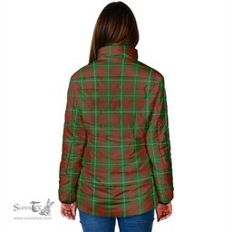 Scottish Bruce Hunting Clan Crest Tartan Padded Jacket with Family Crest - Tartan Plaid Jacket ScotsTee Shop - Tartan Plaid - scotstee.com