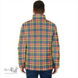 Scottish Buchanan Ancient Clan Crest Tartan Padded Jacket with Family Crest - Tartan Plaid Jacket ScotsTee Shop - Tartan Plaid - scotstee.com