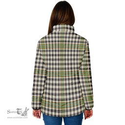 Scottish Burns Check Clan Crest Tartan Padded Jacket with Family Crest - Tartan Plaid Jacket ScotsTee Shop - Tartan Plaid - scotstee.com