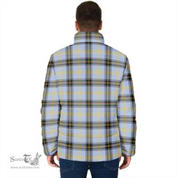 Scottish Bell Clan Crest Tartan Padded Jacket with Family Crest - Tartan Plaid Jacket ScotsTee Shop - Tartan Plaid - scotstee.com