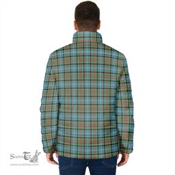 Scottish Brisbane modern Clan Crest Tartan Padded Jacket with Family Crest - Tartan Plaid Jacket ScotsTee Shop - Tartan Plaid - scotstee.com