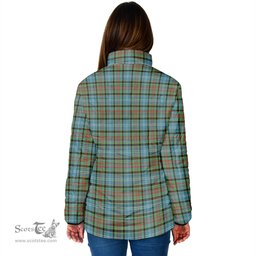 Scottish Brisbane modern Clan Crest Tartan Padded Jacket with Family Crest - Tartan Plaid Jacket ScotsTee Shop - Tartan Plaid - scotstee.com