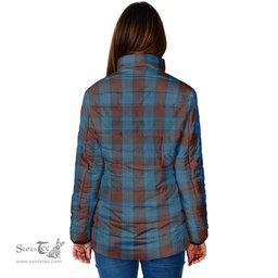 Scottish Cameron Hunting Clan Crest Tartan Padded Jacket with Family Crest - Tartan Plaid Jacket ScotsTee Shop - Tartan Plaid - scotstee.com