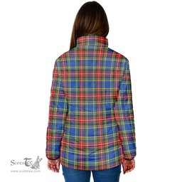 Scottish Bethune Clan Crest Tartan Padded Jacket with Family Crest - Tartan Plaid Jacket ScotsTee Shop - Tartan Plaid - scotstee.com