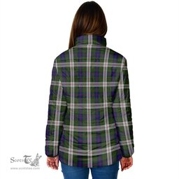 Scottish Blair Dress Clan Crest Tartan Padded Jacket with Family Crest - Tartan Plaid Jacket ScotsTee Shop - Tartan Plaid - scotstee.com