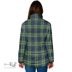 Scottish Blyth Clan Crest Tartan Padded Jacket with Family Crest - Tartan Plaid Jacket ScotsTee Shop - Tartan Plaid - scotstee.com