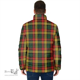 Scottish Buchanan Clan Crest Tartan Padded Jacket with Family Crest - Tartan Plaid Jacket ScotsTee Shop - Tartan Plaid - scotstee.com