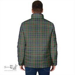 Scottish Bisset Clan Crest Tartan Padded Jacket with Family Crest - Tartan Plaid Jacket ScotsTee Shop - Tartan Plaid - scotstee.com