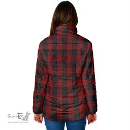 Scottish Cameron Black and Red Clan Crest Tartan Padded Jacket with Family Crest - Tartan Plaid Jacket ScotsTee Shop - Tartan Plaid - scotstee.com