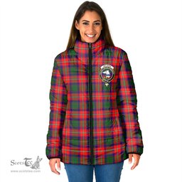 Scottish Belshes Clan Crest Tartan Padded Jacket with Family Crest - Tartan Plaid Jacket ScotsTee Shop - Tartan Plaid - scotstee.com