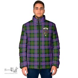 Scottish Blair Modern Clan Crest Tartan Padded Jacket with Family Crest - Tartan Plaid Jacket ScotsTee Shop - Tartan Plaid - scotstee.com