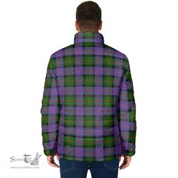 Scottish Blair Modern Clan Crest Tartan Padded Jacket with Family Crest - Tartan Plaid Jacket ScotsTee Shop - Tartan Plaid - scotstee.com