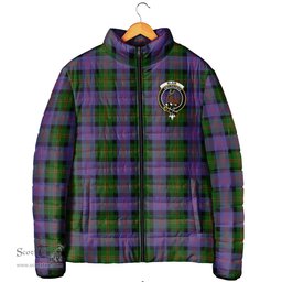 Scottish Blair Modern Clan Crest Tartan Padded Jacket with Family Crest - Tartan Plaid Jacket ScotsTee Shop - Tartan Plaid - scotstee.com
