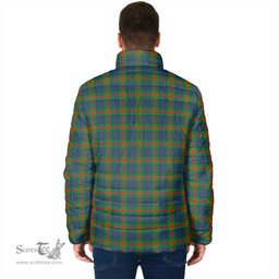 Scottish Aiton Clan Crest Tartan Padded Jacket with Family Crest - Tartan Plaid Jacket ScotsTee Shop - Tartan Plaid - scotstee.com