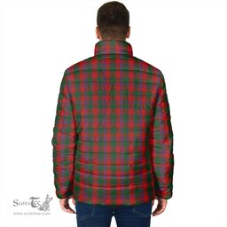 Scottish Bruce Old Clan Crest Tartan Padded Jacket with Family Crest - Tartan Plaid Jacket ScotsTee Shop - Tartan Plaid - scotstee.com