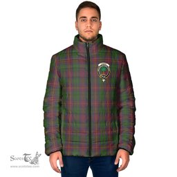 Scottish Cairns Clan Crest Tartan Padded Jacket with Family Crest - Tartan Plaid Jacket ScotsTee Shop - Tartan Plaid - scotstee.com