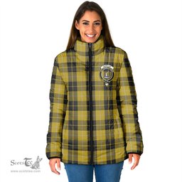 Scottish Barclay Dress Clan Crest Tartan Padded Jacket with Family Crest - Tartan Plaid Jacket ScotsTee Shop - Tartan Plaid - scotstee.com