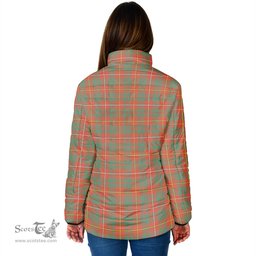 Scottish Bruce Ancient Clan Crest Tartan Padded Jacket with Family Crest - Tartan Plaid Jacket ScotsTee Shop - Tartan Plaid - scotstee.com