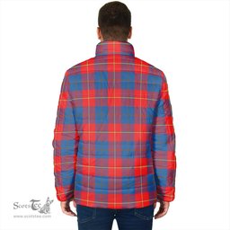 Scottish Blane Clan Crest Tartan Padded Jacket with Family Crest - Tartan Plaid Jacket ScotsTee Shop - Tartan Plaid - scotstee.com
