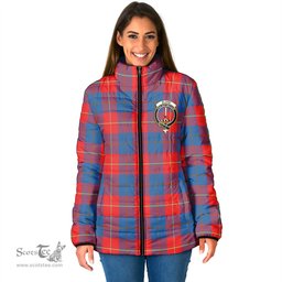 Scottish Blane Clan Crest Tartan Padded Jacket with Family Crest - Tartan Plaid Jacket ScotsTee Shop - Tartan Plaid - scotstee.com