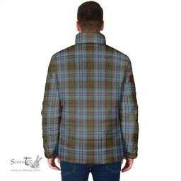 Scottish Anderson Clan Crest Tartan Padded Jacket with Family Crest - Tartan Plaid Jacket ScotsTee Shop - Tartan Plaid - scotstee.com