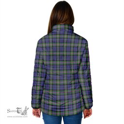 Scottish Baird Modern Clan Crest Tartan Padded Jacket with Family Crest - Tartan Plaid Jacket ScotsTee Shop - Tartan Plaid - scotstee.com