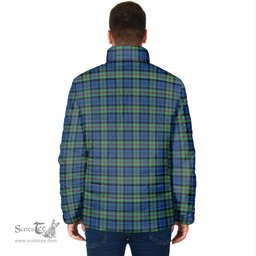 Scottish Baird Ancient Clan Crest Tartan Padded Jacket with Family Crest - Tartan Plaid Jacket ScotsTee Shop - Tartan Plaid - scotstee.com