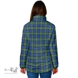 Scottish Baird Ancient Clan Crest Tartan Padded Jacket with Family Crest - Tartan Plaid Jacket ScotsTee Shop - Tartan Plaid - scotstee.com