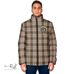 Scottish Anderson Dress Clan Crest Tartan Padded Jacket with Family Crest - Tartan Plaid Jacket ScotsTee Shop - Tartan Plaid - scotstee.com