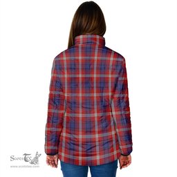 Scottish Ainslie Clan Crest Tartan Padded Jacket with Family Crest - Tartan Plaid Jacket ScotsTee Shop - Tartan Plaid - scotstee.com