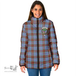 Scottish Anderson Modern Clan Crest Tartan Padded Jacket with Family Crest - Tartan Plaid Jacket ScotsTee Shop - Tartan Plaid - scotstee.com