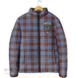 Scottish Anderson Modern Clan Crest Tartan Padded Jacket with Family Crest - Tartan Plaid Jacket ScotsTee Shop - Tartan Plaid - scotstee.com