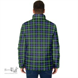 Scottish Baillie Modern Clan Crest Tartan Padded Jacket with Family Crest - Tartan Plaid Jacket ScotsTee Shop - Tartan Plaid - scotstee.com
