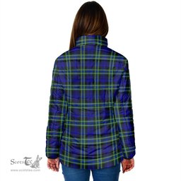 Scottish Arbuthnot Modern Clan Crest Tartan Padded Jacket with Family Crest - Tartan Plaid Jacket ScotsTee Shop - Tartan Plaid - scotstee.com