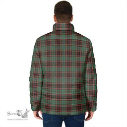 Scottish Buchan Ancient Clan Crest Tartan Padded Jacket with Family Crest - Tartan Plaid Jacket ScotsTee Shop - Tartan Plaid - scotstee.com