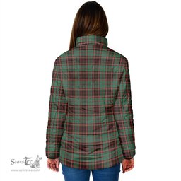 Scottish Buchan Ancient Clan Crest Tartan Padded Jacket with Family Crest - Tartan Plaid Jacket ScotsTee Shop - Tartan Plaid - scotstee.com