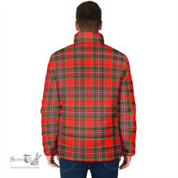 Scottish Butter Clan Crest Tartan Padded Jacket with Family Crest - Tartan Plaid Jacket ScotsTee Shop - Tartan Plaid - scotstee.com