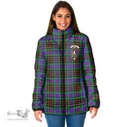 Scottish Brodie Hunting Modern Clan Crest Tartan Padded Jacket with Family Crest - Tartan Plaid Jacket ScotsTee Shop - Tartan Plaid - scotstee.com
