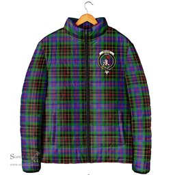 Scottish Brodie Hunting Modern Clan Crest Tartan Padded Jacket with Family Crest - Tartan Plaid Jacket ScotsTee Shop - Tartan Plaid - scotstee.com